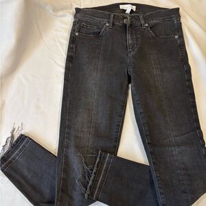 LOFT Charcoal Ankle Jeans